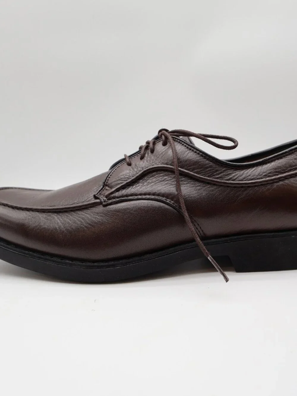 Hush Puppies Tribute Oxford Mens 10 Dark Brown Leather Dress Shoe 16408 New